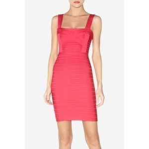 Herve Leger fuchsia Bambi bandage dress NWOT